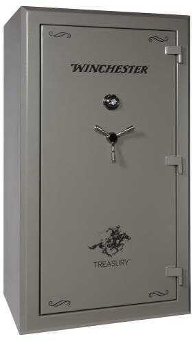 Winchester Safes TR72404810M Treasury 48 Gun 72" H x 40" 29" D Mechanical Lock Gunmetal Gray