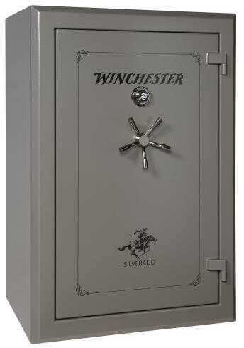 Winchester Safes S59404010M Silverado 40 Gun 60" H x 40" 29" D Mechanical Lock Gunmetal Gray