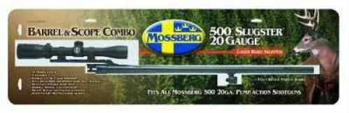 Mossberg 500 20 Gauge Rifle Bore Barrel 24" With Cantilever Mount 3-9X32 Scope Md: 92010