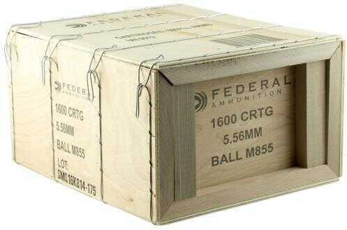 5.56mm Nato 62 Grain Full Metal Jacket 1600 Rounds Federal Ammunition