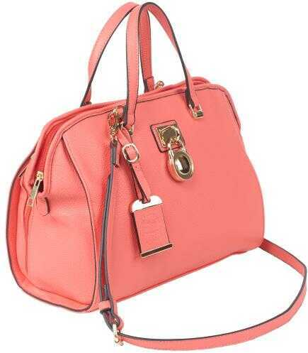 Bulldog BDP026 Satchel Style Purse Shoulder Most Small Pistols/Revolvers Leather Coral