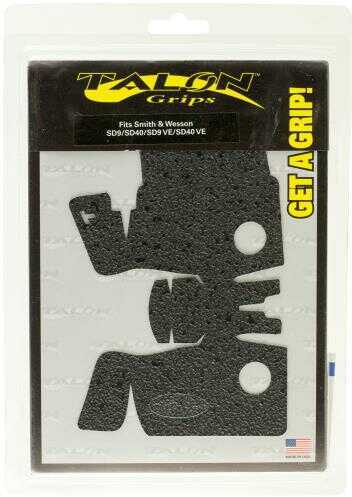 Talon 708R Adhesive Grip S&W SD9/40 SD9VE/40VE Textured Rubber Black