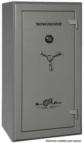 Winchester Safes SD59322710M Slim Daddy Gun 59" H x 32" 25" (Exterior) Mechanical Lock Gunmetal Gray