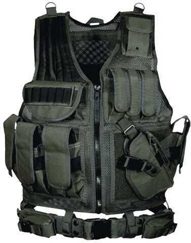 UTG PVC-V547BT Tactical Vest Nylon Mesh One Size Fits Most Black