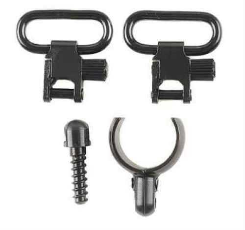 Uncle Mikes 15932 Shotgun Swivels Magnum Band 1" Quick Detach Black Most 12 Gauge