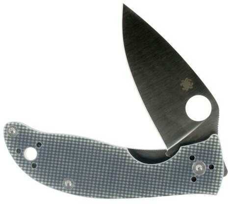 Spyderco C220GPGY Polestar Folder 3.3" CTS BD1 Stainless Steel Spear Point G10 Gray