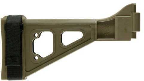 Sb Tactical SBT-02-Sb Specialty Brace SBT B&T APC/HK Ump Elasto-Polymer FDE 9.5" L X 1.25" W