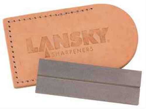 Lansky LDPST 3" Double Sided Sharpening Stone Fine Diamond w/Lthr Case