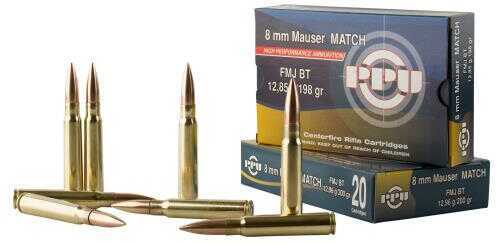 8mm Mauser 200 Grain FMJ Rounds Prvi Partizan Ammunition