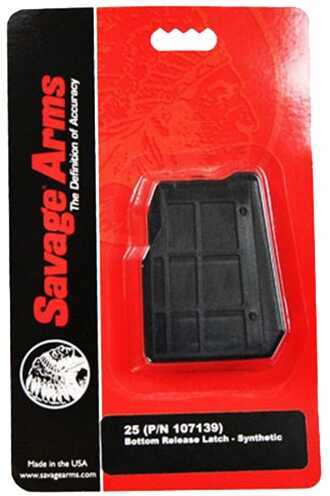 Savage Arms 25 22 Hornet 4 Round Magazine Black Finish 55222