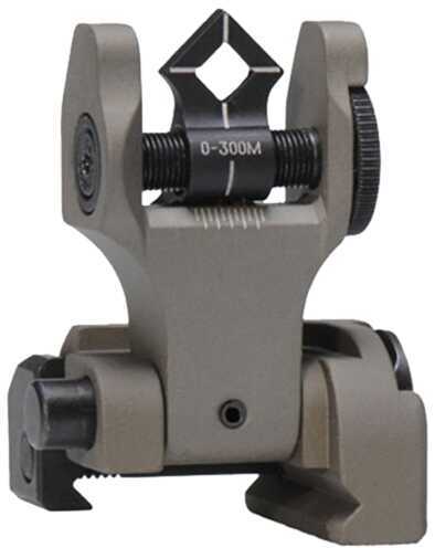 AR-15 Troy DoaRFFT00 Battle Sight Rear Di-Optic Aperture (Doa) Folding Universal Flat