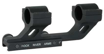 Rock River Arms AR0130T 1-Piece Base For Fits Most Rifle Barrels Cantilever Style Black Matte Finish