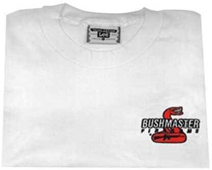 Bushmaster Logo T-Shirt Short Sleeve Cotton Large White