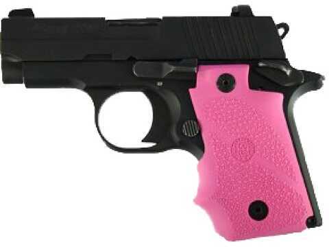 Hogue 38007 Sig Sauer P238 Rubber Grip W/Finger Grooves Pink