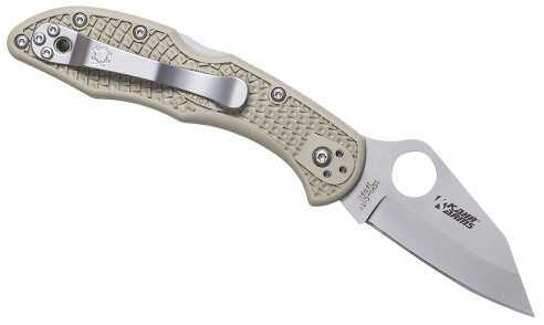 Kahr Arms KNSDKH002 Spyderco Folder 2.5" Vg-10 Fiberglass Reinforced Nylon Khaki