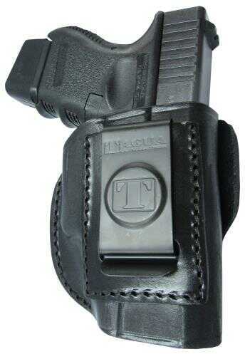 Tagua Four-In-One Holster Inside The Pant Right Hand Black Glk 19, 23 Leather IPH4-310