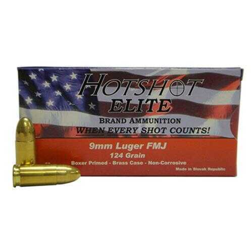 9mm Luger 124 Grain Full Metal Jacket 50 Rounds Century Arms Ammunition