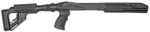 FAB Defense Precision Stock Conversion Kit Left Side Folding w/Adj Cheekrest Matte Black Synthetic for Ruger 10/22