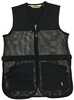 245M Dual Pad Mesh Shotgun Vest Black Small