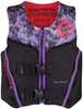 Full Throttle Youth Rapid-Dry Flex-Back Life Jacket - Pink/Black