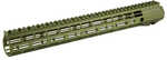 Aero Precision Atlas R-One M-LOK Handguard 15" Anodized Finish Olive Drab Green Fits AR15 Rifles APRA501178A