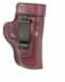 Don Hume H715M Clip-On Holster Inside The Pant Fits Beretta 92/96 With 5" Barrel Left Hand Brown Leather J168031L