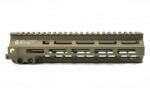 Geissele Automatics 05284S Super Modular Rail MK8 9.30" M-LOK, Desert Dirt Aluminum For AR Platform, Barrel Nut Included