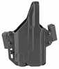 Raven Concealment Systems Perun LC OWB Holster 1.5" Fits Glock 19 with TLR-7/8 Ambidextrous Black Nylon/Polymer PXG19TLR