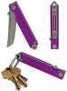 StatGear Pocket Samurai Folder 2.25 in Blade Purple Aluminum