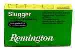 Link to Remington The 12 Gauge Slugger Rifled Slug Was redesigned For a 25% Improvement In Accuracy. Also, at 1760 Fps Muzzle Velocity, This 3" 12 Ga. Magnum Slugs Shoot 25% Flatter Than Regular 12 Ga. Slugs.