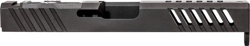 Grey Ghost Precision Stripped Slide For Glock 17 Gen 4 Version Dual Optic Cutout Compatible With Leupold DeltaPoint