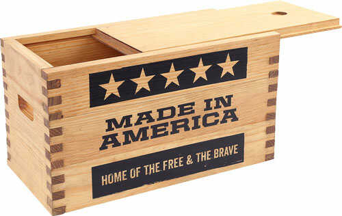 Sheffield Standard Pine Craft Box Free & Brave Made In USA