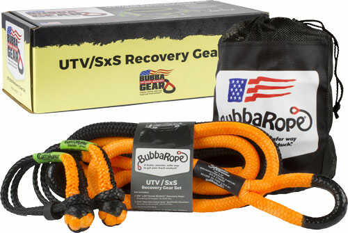 Bubba Rope Utv Recovery Set Orange Eyes With 2 Gator Shackles