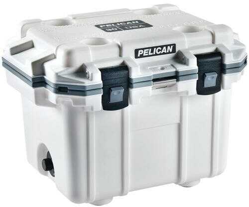 Pelican 30QT Elite Cooler White/Gray