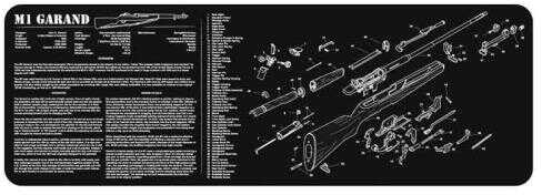 TEKMAT Armorers Bench Mat 12"X36" M1 GARAND Black