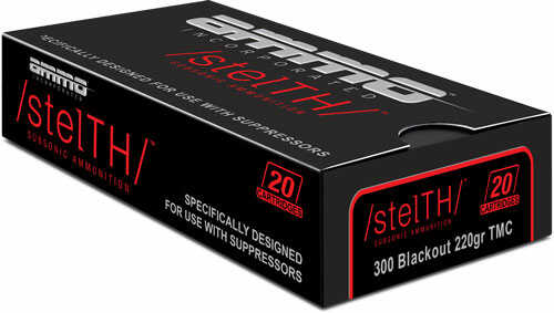 Ammo Inc 300 Blackout 220Gr. Stealth SUNSONIC 20Rd 10Bx/Cs