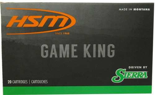 HSM Game King Rifle Ammunition 30-30 Win. Sierra Pro-Hunter 170 gr. 20 rd. Model: HSM-30-30-8-N