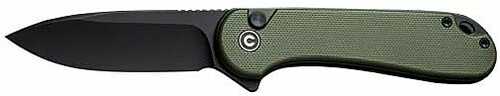 CIVIVI Knife ELEMENTUM II 2.96 " OD Green G10/Black STONEWASH