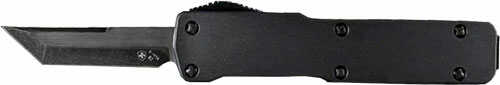 Templar Knife CABR221 Premium Lightweight Micro 1.85" OTF Tanto Plain Black Oxide Stonewashed Powdered D2 Steel Blade/3.