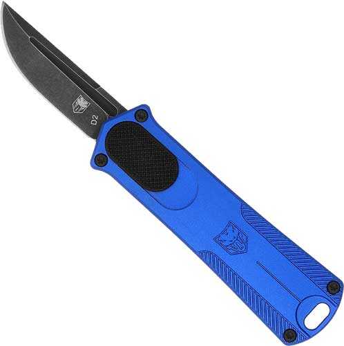 COBRATEC California 952 OTF Blue 1.75" D2 Steel Drop PNT