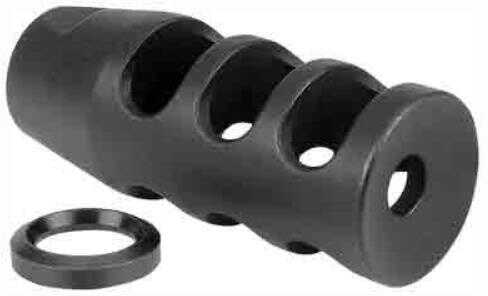 Midwest Industries MIARMB1 AR Muzzle Break 5.56mm 1/2"-28 tpi Black Phosphate Steel