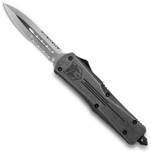 Cobratec Medium Fs3 Otf  stone Wash 3" D2 Dagger 1 Side Serrated