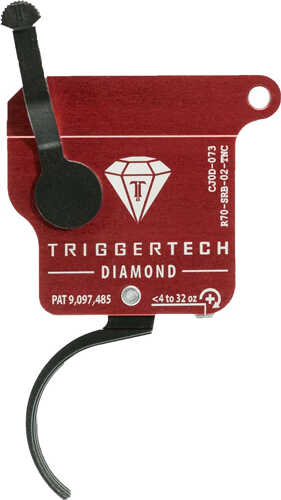 TRIGGERTECH Rem 700 SNGLE STG Black Diamond Curved Clean