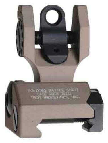 Troy Ind SSIGFBSROFT Battle Sight Rear Folding AR-15/M4/M16 FDE