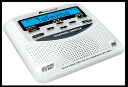 Midland WR120 NOAA Weather Alert Radio  Model: WR120B