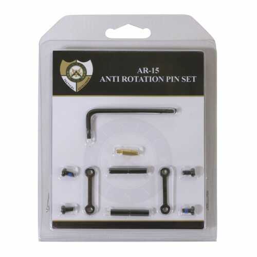 GUNTEC AR15 Anti Rotation Pin Set Black